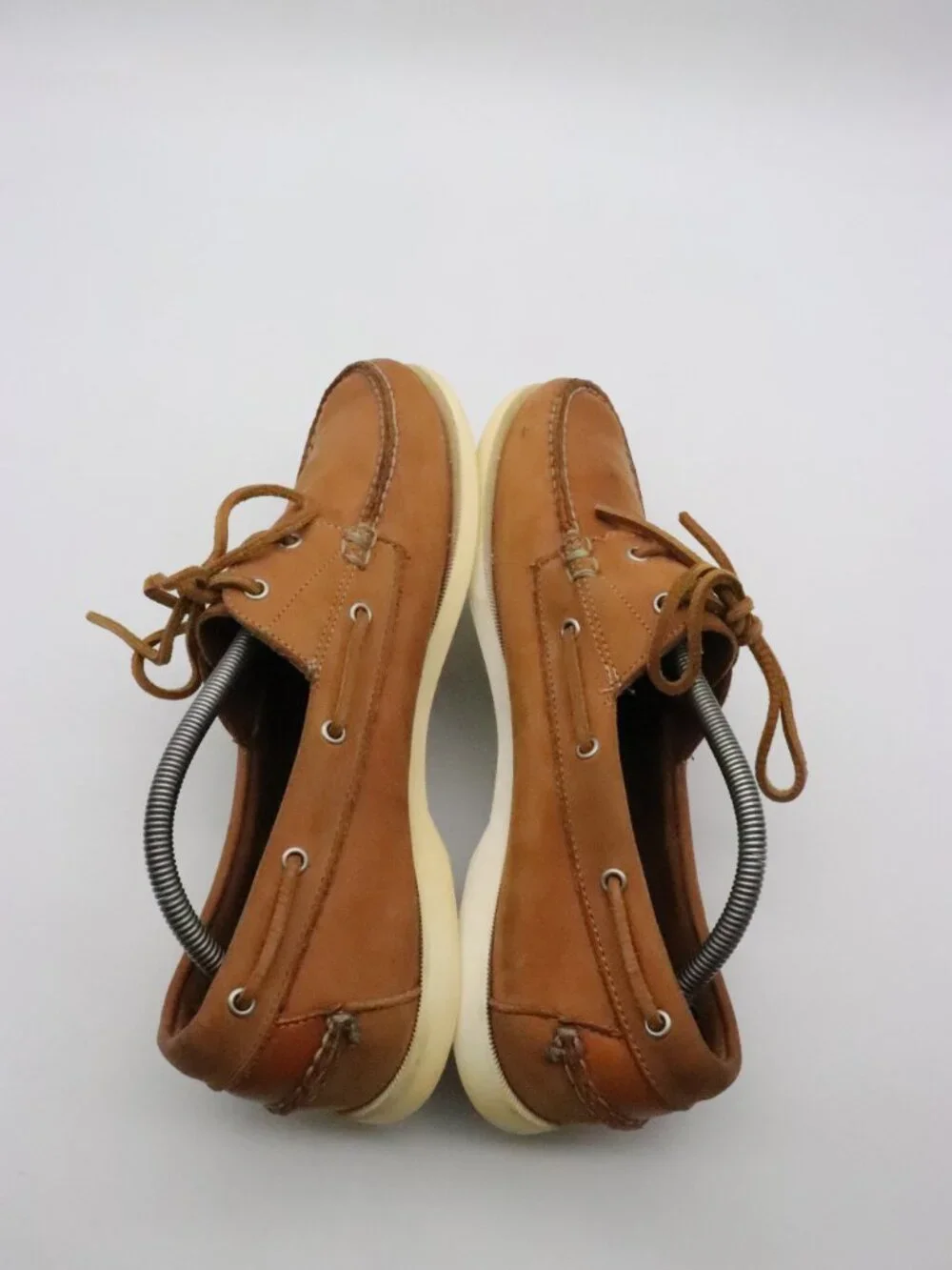 Allen Edmonds Maritime Boat Shoes Men's Size 10.5 D Brown Leather Moc Slip-On